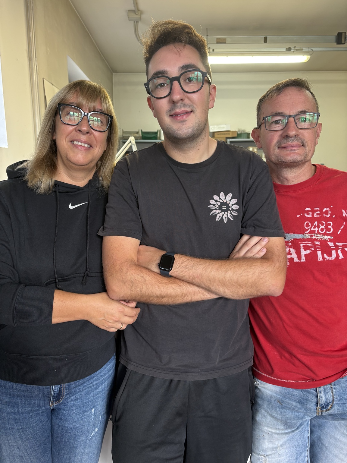 La famiglia che gestisce l'azienda